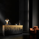 Mobile credenza design Oro Colato vista laterale