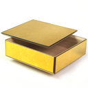 Scatola quadrata Tatamama in specchio artigianale vista aperta