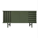 Mobile contenitore B-SIDE Sideboard 2 Ante vista frontale colore verde