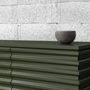 Mobile contenitore B-SIDE Sideboard 3 Ante dettaglio frontale scanalature