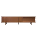 Mobile contenitore arredamento B-SIDE Sideboard vista frontale colore marrone