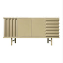 Mobile contenitore B-SIDE Sideboard 2 Ante vista frontale colore beige