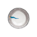 Insalatiera piatti Fortuna in ceramica con decorazione azzurra