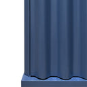 Dettaglio frontale Mobile contenitore Curl Cabinet 1 anta colore blu