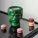 Candela decorativa di design Lui Caltagirone, home decor in ceramica