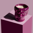 Candela decorativa di design Lui Caltagirone in ceramica artigianale