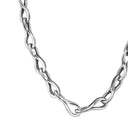 Dettaglio Collana Self Loop da donna con catena a doppia chiusura in argento