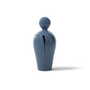 Scultura decorativa Da colore blu vista frontale