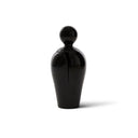 Scultura decorativa Da colore nero vista frontale