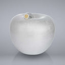 Mela Foglia Argento, salvadanaio artigianale per home decor