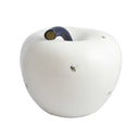 Mela Decor Api salvadanaio a forma di mela bianca con dettaglio ape, home decor artigianale
