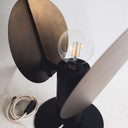 Dettaglio diffusore lampada da tavolo Ficus Sunset Gold