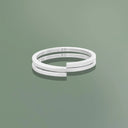 Bracciale Flessibile Profilo quadrato Due giri