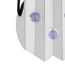 Dettaglio collana gioiello donna Carlotta Plissé con pendente tondo