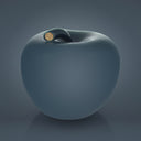 Home decor accessori casa Mela Monocolor Finish Lucido nero salvadanaio in ceramica nginx Copy code