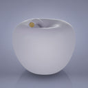 Home decor accessori casa Mela Monocolor Finish Lucido bianco salvadanaio in ceramica