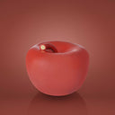 Home decor accessori casa Mela Monocolor Finish Lucido rosso salvadanaio in ceramica