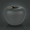 Mela Monocolor Finish Seta grigio scuro, oggetto decorativo moderno