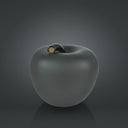 Salvadanaio Mela Monocolor Finish Seta grigio antracite, design elegante