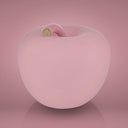 Salvadanaio Mela Monocolor Finish Seta rosa tenue, oggetto di design