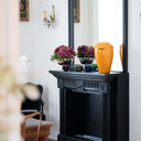 Vaso in ceramica Giara verde dettaglio superiore