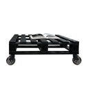 Struttura tavolino Tellap in metallo con ruote