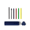 Astuccio di design portatile TRILOcase Ego Undesign con pennarelli e refill – colore rosa