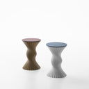 Sgabello design Tork Stool coppia di sgabelli colori grigio e bronzo