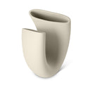 Vaso decorativo Anemone in gres porcellanato colore avorio – dettaglio forma organica