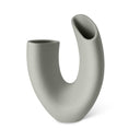 Vaso Anemone decorativo in gres porcellanato colore grigio