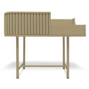 Console per giradischi VYC Vinyl Case finitura sabbia vista frontale