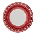 Ciotola in ceramica artigianale colore rosso linea I Colorati