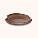 Centrotavola ornamentale in noce L’Oblique vista laterale