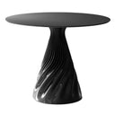 Tavolo da pranzo SoHo design sostenibile in PLA con piano scuro